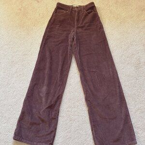 Brown corduroy pants